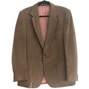 Vintage Daks of London Camel Corduroy Blazer 46R Est Teacher Academia Preppy
